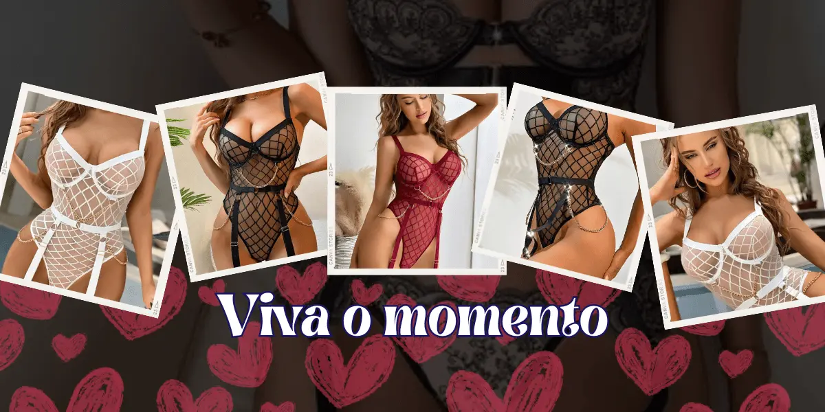 Lingerie Viena Dark Victoria's - Conjunto Completo